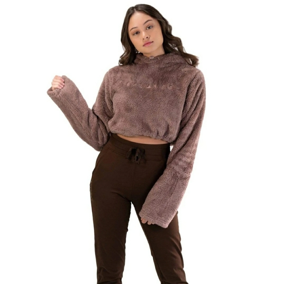 Balance Athletica Sherpa Hood - Shore